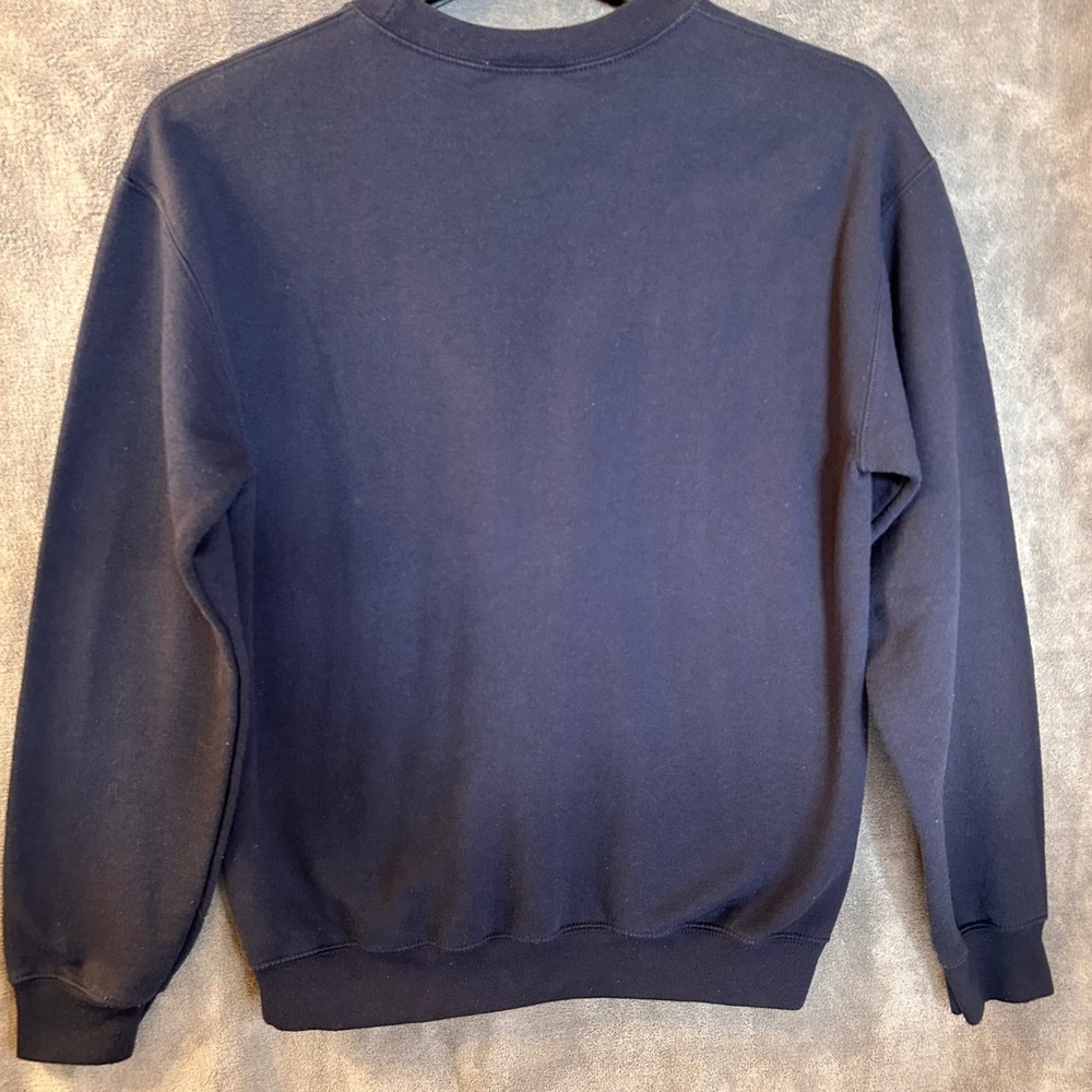 Disneyland Navy Crewneck Sweatshirt Mens S Vintage Look 1955 Mickey Mouse - Picture 5 of 6